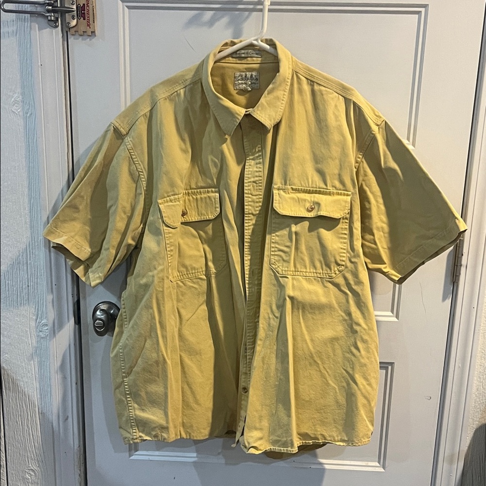 Yellow Cabela’s  Sleeve Button-Up Shirt